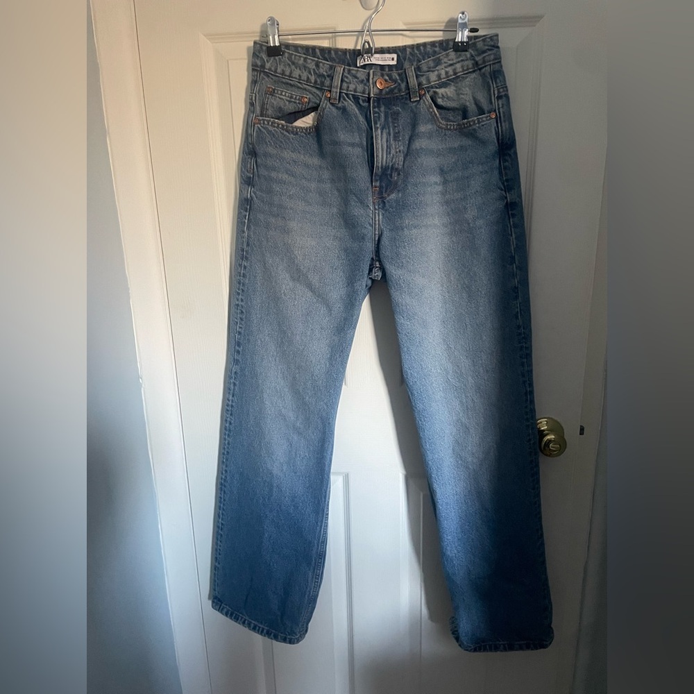 Zara Dark Blue Denim Jeans